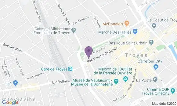 Localisation Mtre Malaussena Capucine