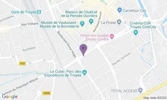Localisation Mtre Quentin Roger