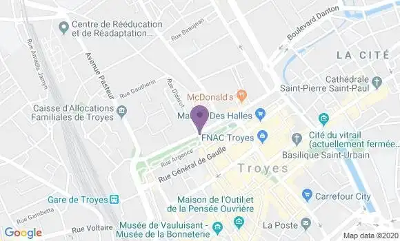 Localisation Mtre Vangheesdaele Claire