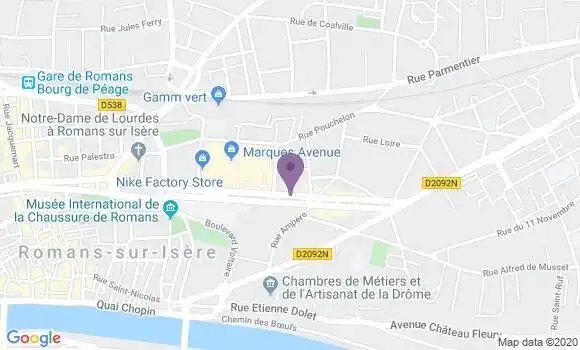 Localisation Mtre Anthoine Emmanuelle