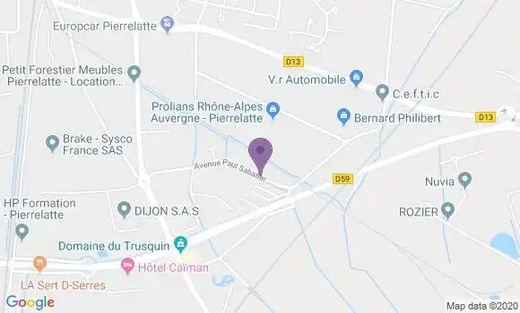 Localisation Mtre Balleydier Michel