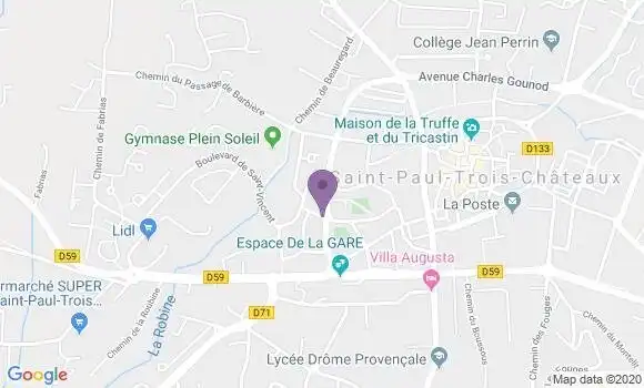Localisation Mtre Berguet Christian