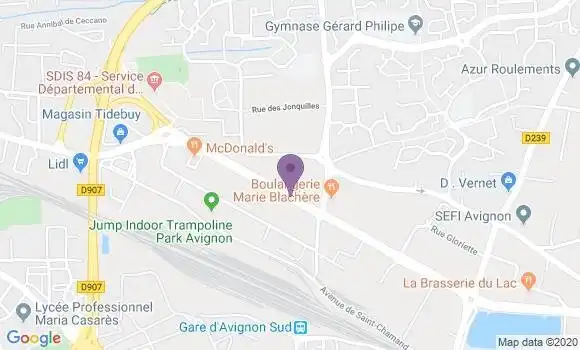 Localisation Mtre Serignan Gilles