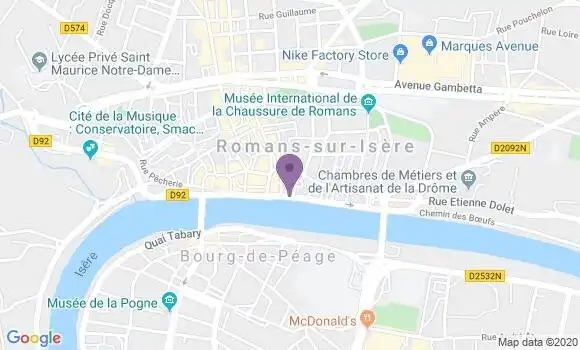 Localisation Mtre Cuvier Sandrine
