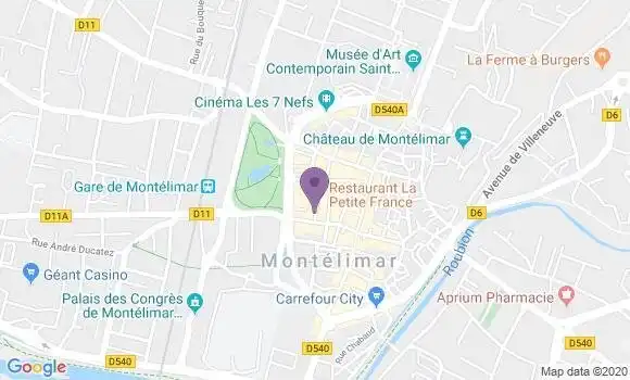 Localisation Mtre Delhomme Gregory