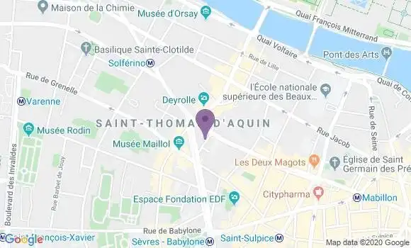 Localisation Mtre Bardon Arlette