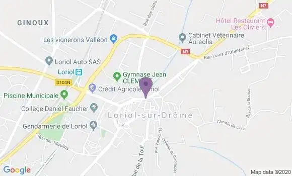 Localisation Mtre Gualda Sabine
