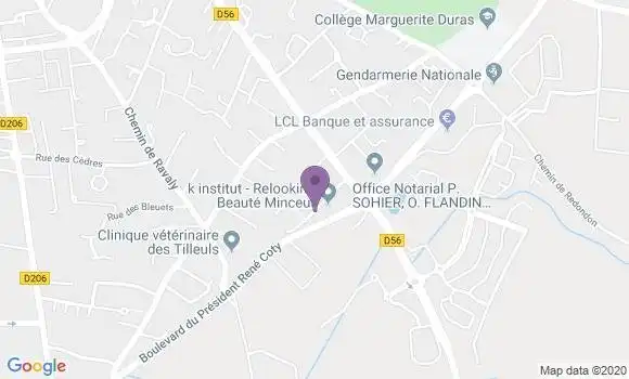 Localisation Mtre Loridan Villedieu Corinne