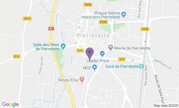 Localisation Mtre Luce Bruno