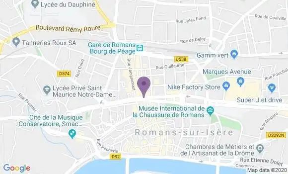 Localisation Mtre Rongy Christiane