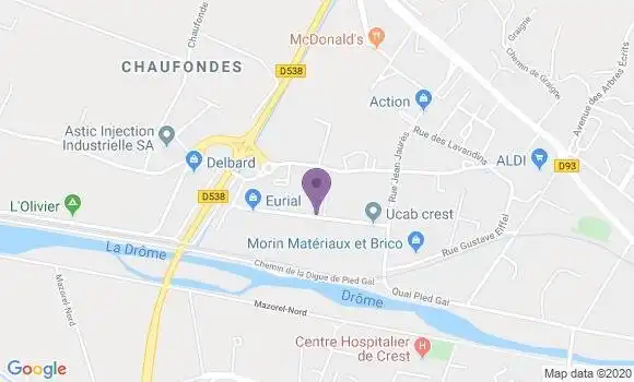 Localisation Mtre Verilhac Laure