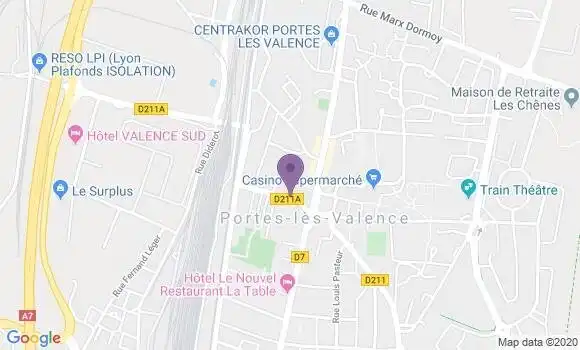 Localisation Mtre Vitale Giacomino