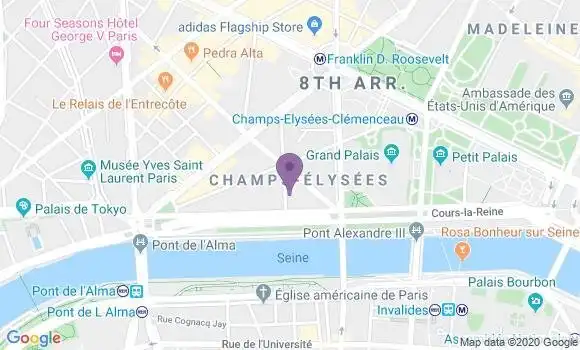 Localisation Mtre Beaufils Victor