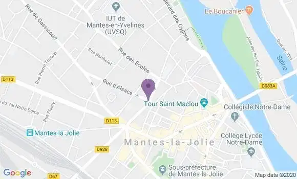 Localisation Mtre Acher Dinam Johanna