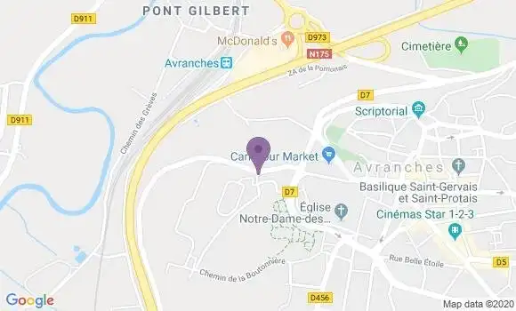 Localisation Mtre Kragen Sabine