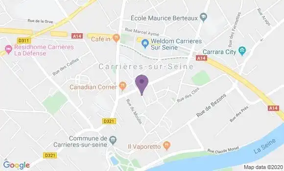Localisation Mtre Branger Arnaud
