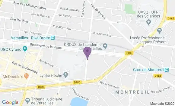 Localisation Mtre Brochard Burgues Marie Charlotte