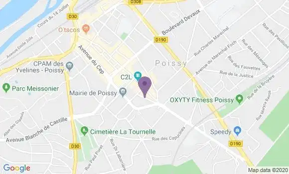 Localisation Mtre Launay Yveline