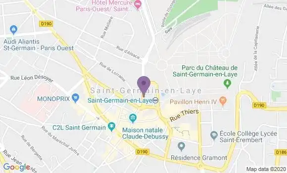 Localisation Mtre Martin Eric