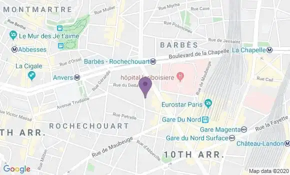 Localisation Mtre Dejardin Julie