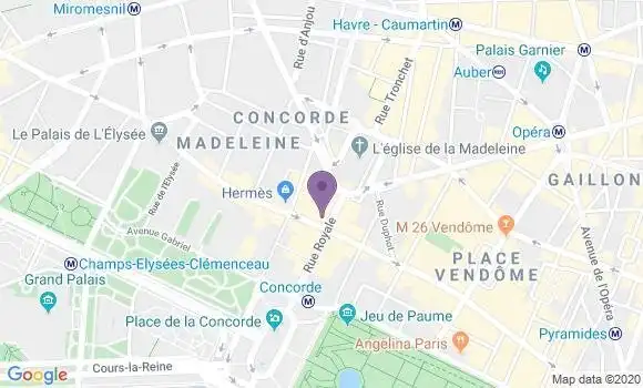 Localisation Mtre Benattar Paul