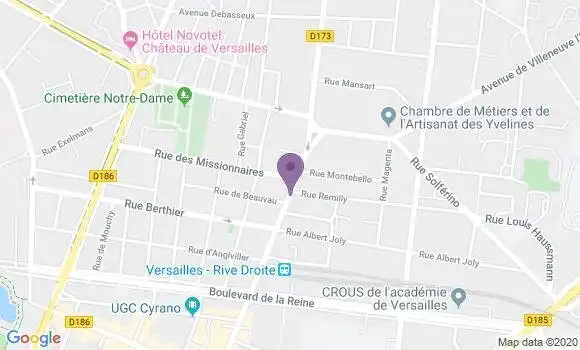Localisation Mtre Ridet Bernard