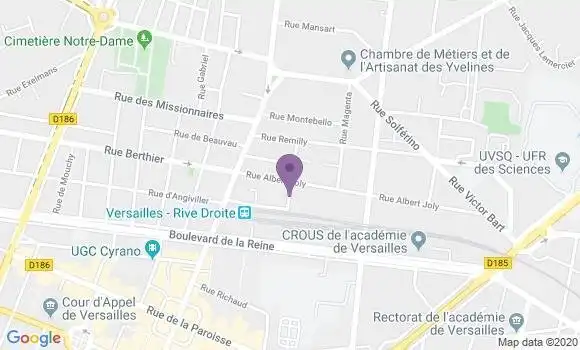 Localisation Mtre Van Daele Baetche Danièle