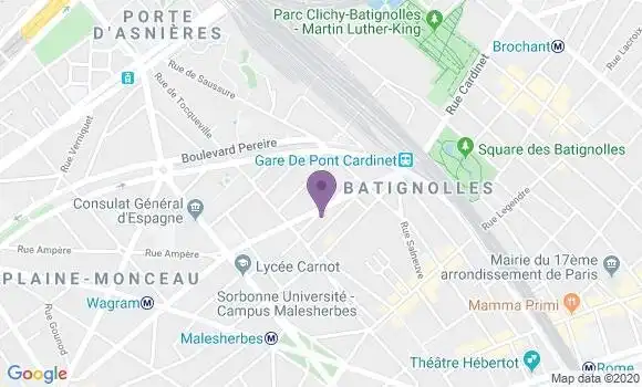 Localisation Mtre Bensaude Denis