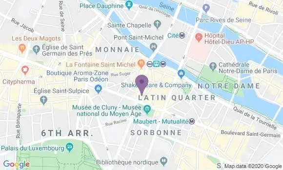 Localisation Mtre Bensimon Josué