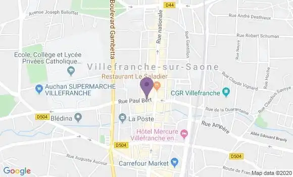 Localisation Mtre Aigrot Chetail Jacqueline