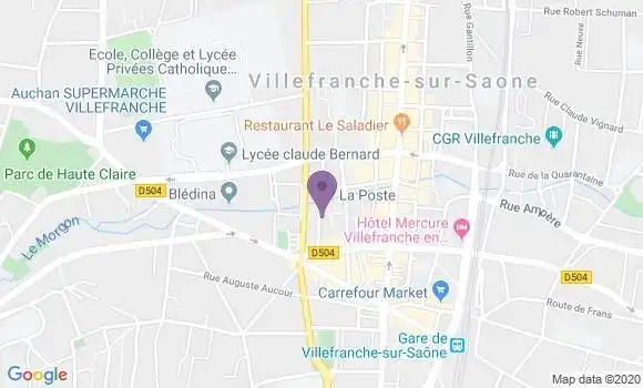 Localisation Mtre Collomb Karine