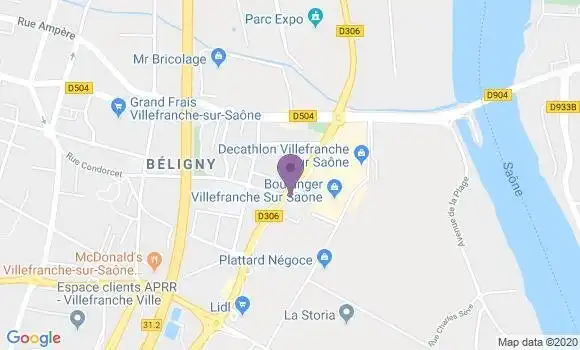 Localisation Mtre Dijeau Béatrice