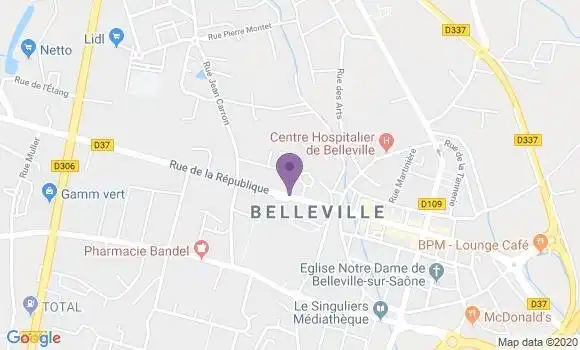 Localisation Mtre Dumontet Blandine