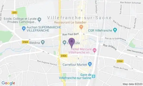 Localisation Mtre Frecaut Catherine
