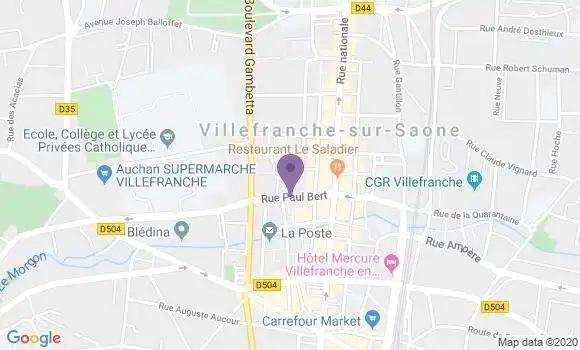 Localisation Mtre Lievre Daniel