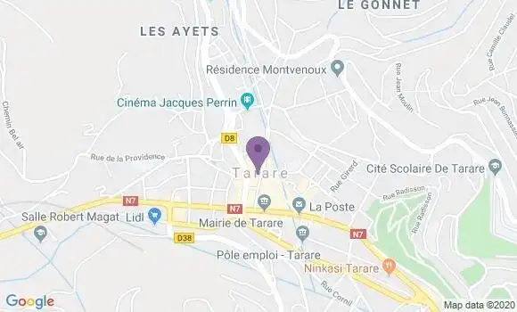 Localisation Mtre Nuti Sophie