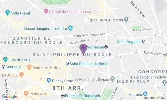 Localisation Mtre Berger Michel