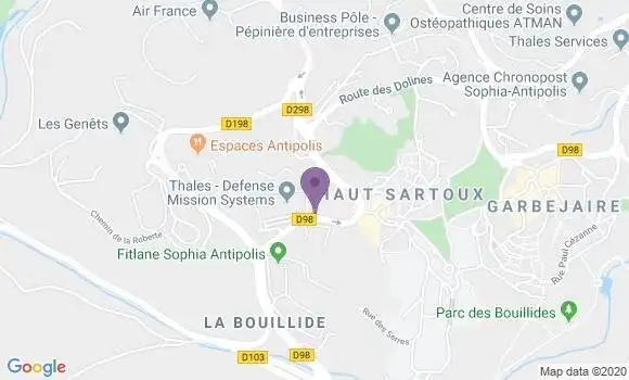 Localisation Mtre Bernard Bastien