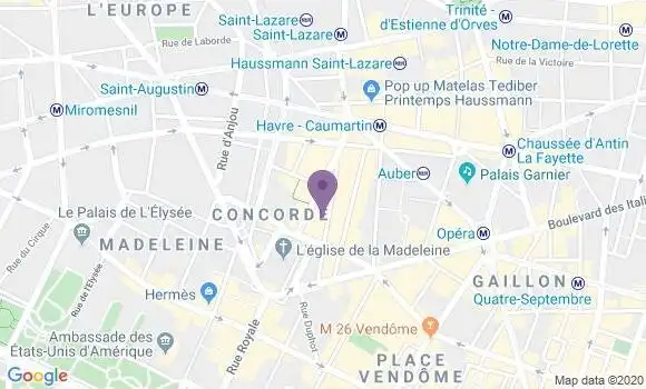Localisation Mtre Bernigard Florence