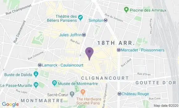 Localisation Mtre Bertaux Isabelle
