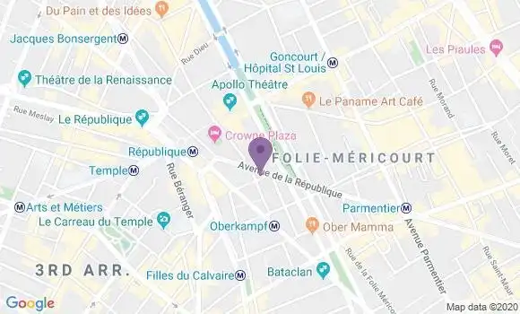 Localisation Mtre Bessis Paul