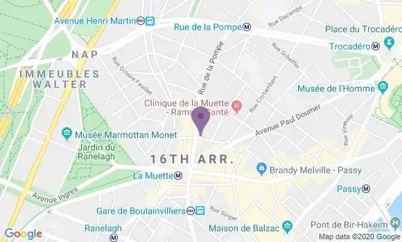 Localisation Mtre Beurey Laurence
