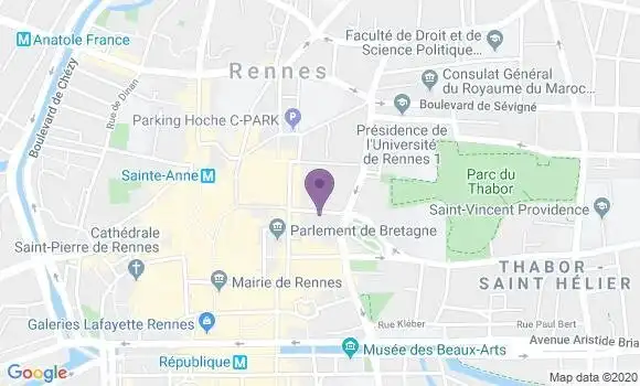 Localisation Mtre Beziz Laurent