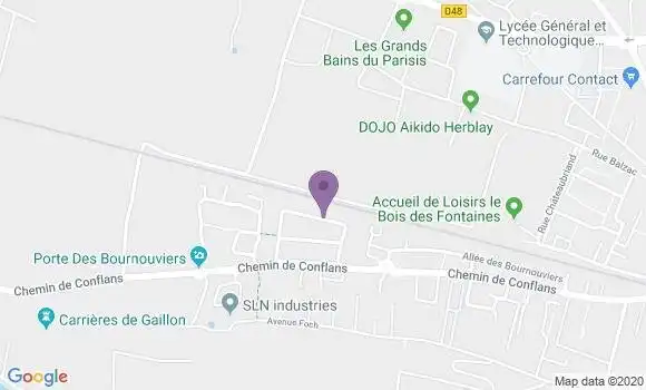 Localisation Mtre Bisson Pascale