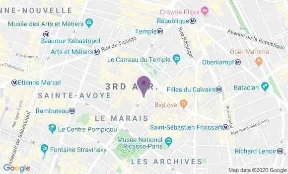 Localisation Mtre Blum Michel