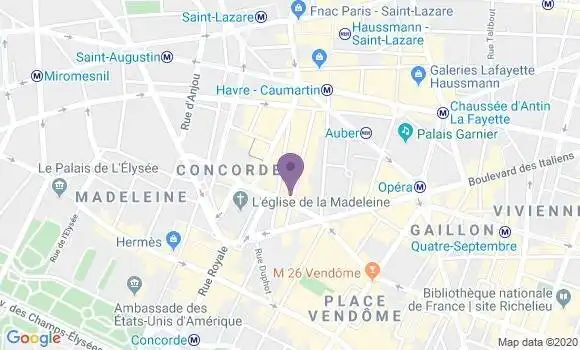 Localisation Mtre Boccara Bruno Albert