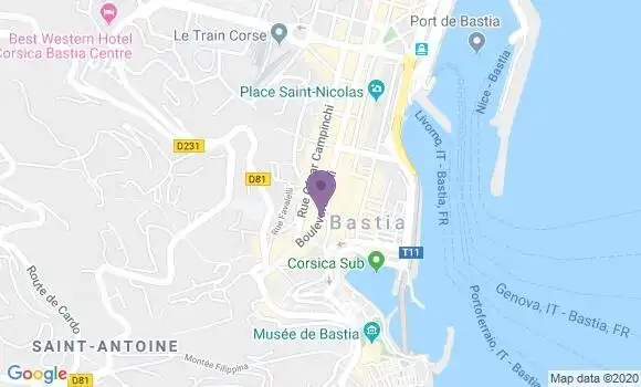 Localisation Mtre Guiseppi Julie