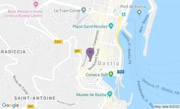 Localisation Mtre Leccia Anne