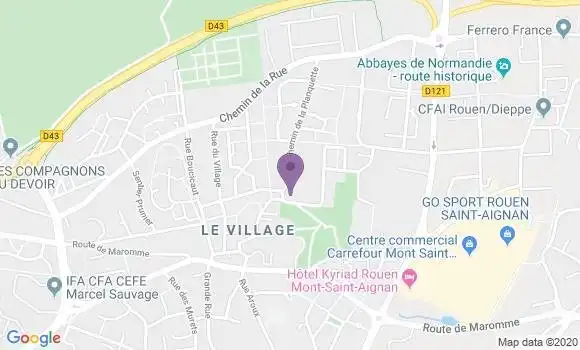 Localisation Mtre Bonte Henri