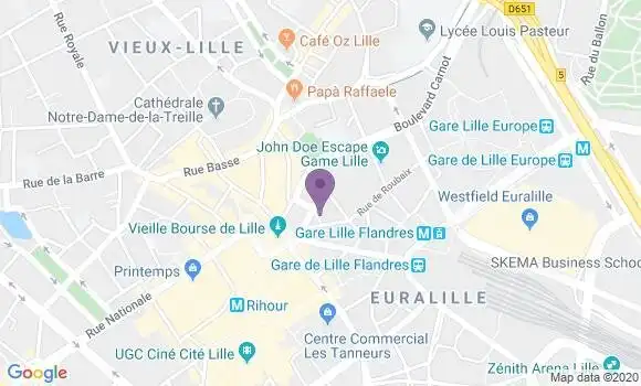 Localisation Mtre Delavenne Charles